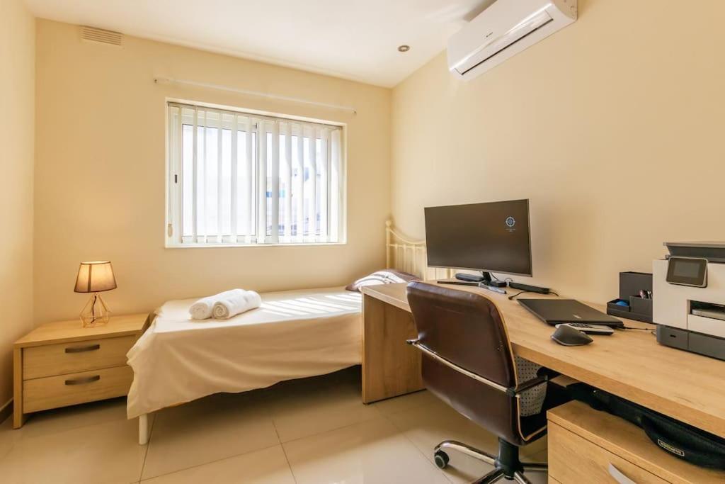 Modern 3 Bedroom Apartment Close To Paceville And Beach Is-Swieqi Eksteriør bilde